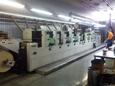 Изображение 11-секционная полуротационная печатная машина CODIMAG VIVA-340